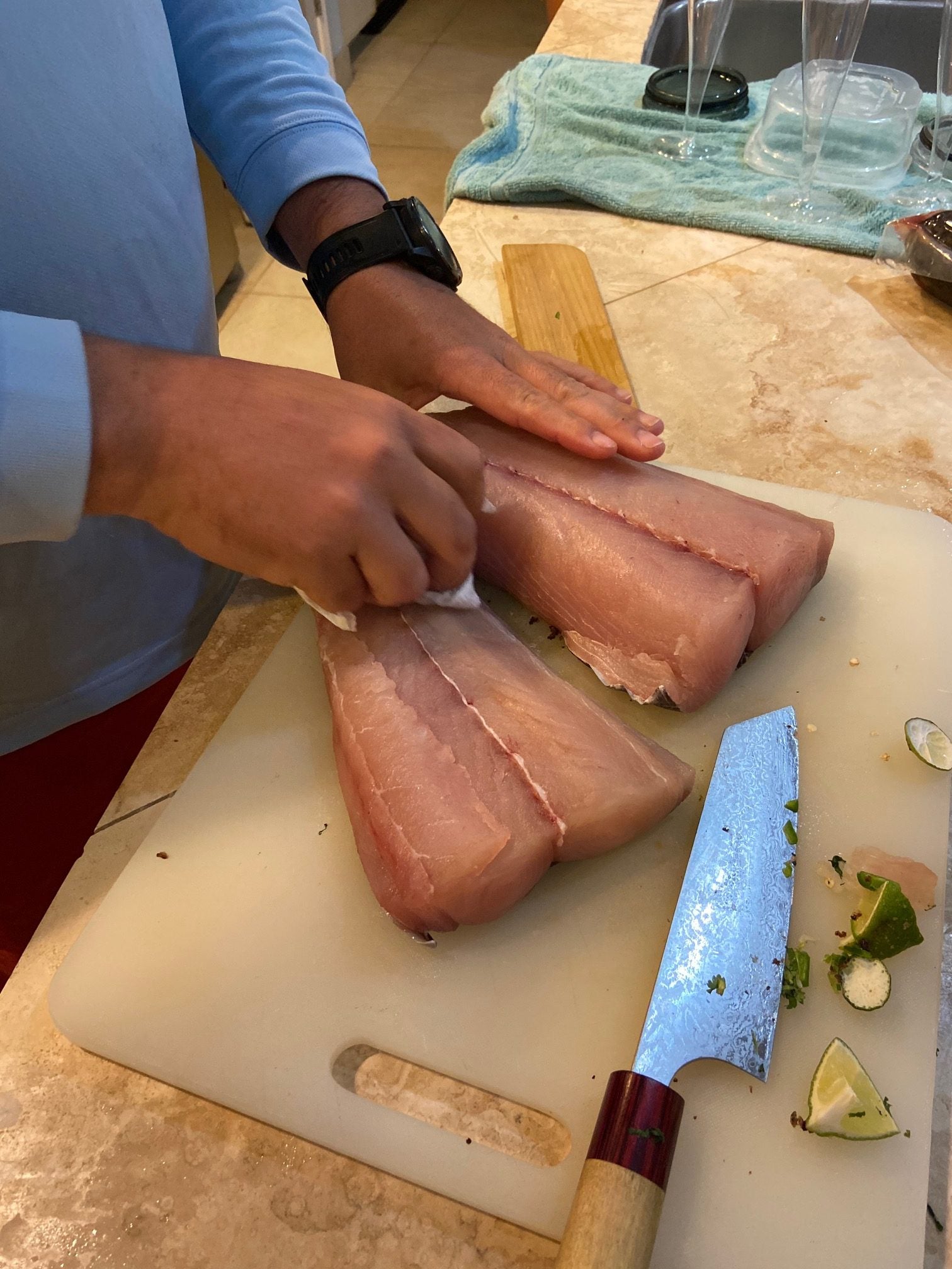 Wahoo Sashimi Recipe Coastal Community Cookbook