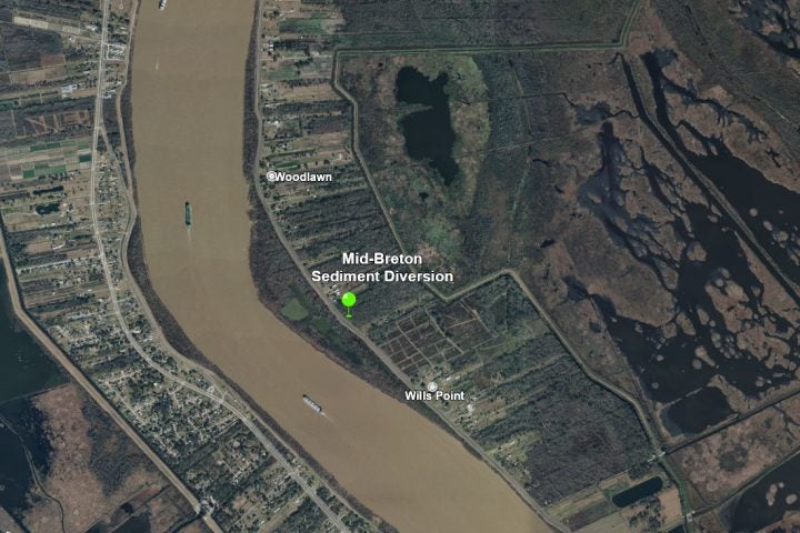A View from Above: Mid-Breton Sediment Diversion is crucial to Louisiana’s future