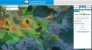 Flood Risk map - Restore the Mississippi River Delta