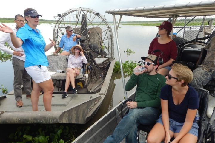 Summer field trip to the Caernarvon Freshwater Diversion