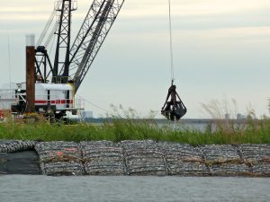 Geotextiles Restoration Work - Restore the Mississippi River Delta