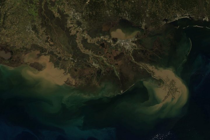 Mississippi River’s High Water Brings (Literally) Tons of Needed Sediment to Louisiana